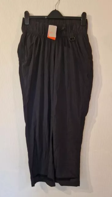 H&M Mama Maternity Lightweight Sports Trousers in Black, Size S