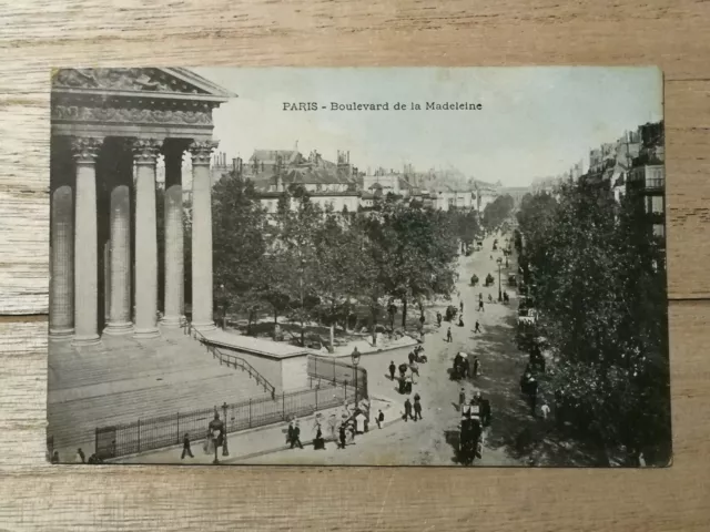 CPA 75 PARIS - Boulevard de la Madeleine