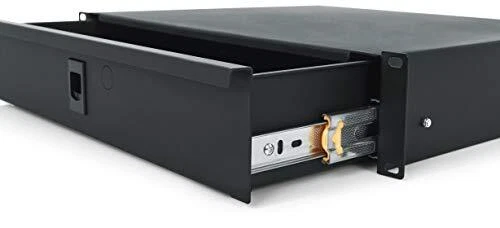 Rackworks Standard 2U Rack Mount Drawer with Lock; 14.2" Deep (GRW-DRW2)