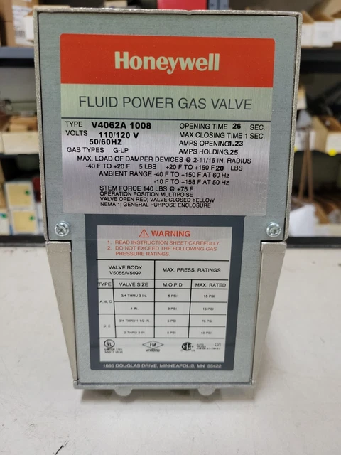 Honeywell Hi-Lo-Off Fluid Power Actuator V4062A1008
