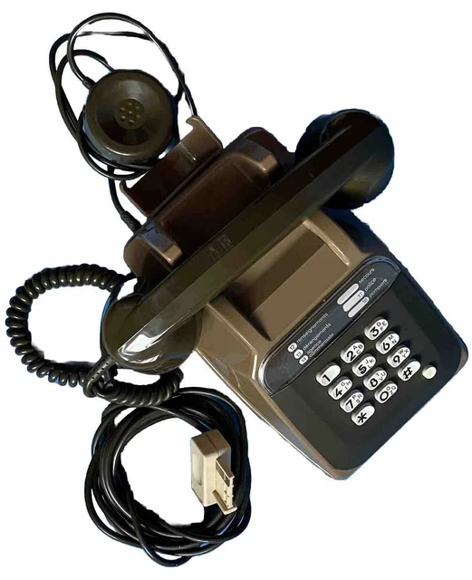 TÉLÉPHONE D'ÉPOQUE PTT Vintage Phone / Temat Quimper Socotel S63 / 1983 / Beige EUR 46,99 - FR