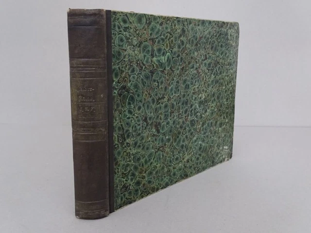 Bilder-Atlas Conversationslexikon 5-7 Bd - Heck - Militaria Bau Stahlstiche 1849