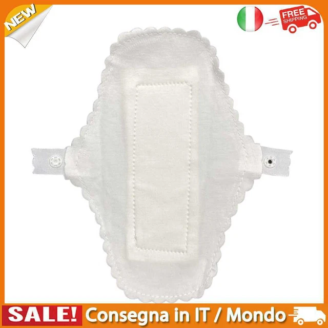 IT Girls Reusable Cotton Thin Pads Menstrual Cloth Sanitary Soft Pads (Lace A)