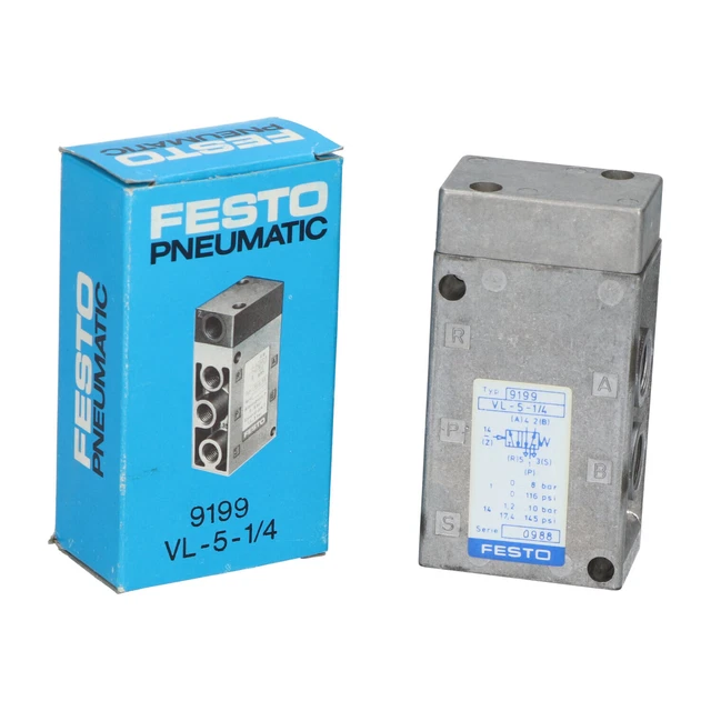 Distributeur Pneumatique Festo VL-5/2-D-3-FR-C – 5/2 Bistable, Neuf D'origine