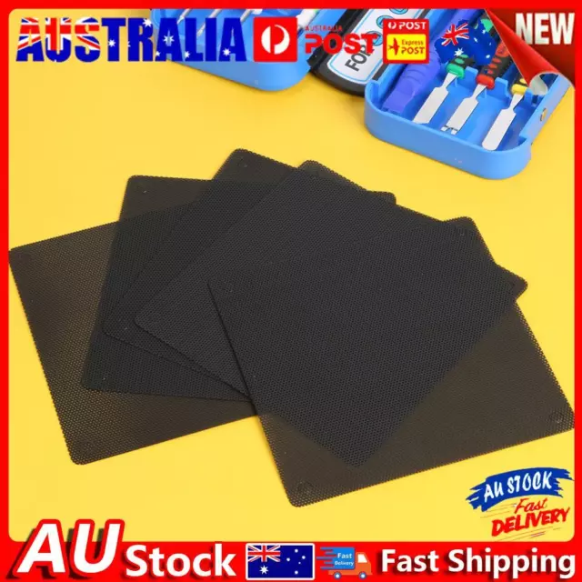 5x 120mm PVC Computer PC Cooler Mesh Chassis Case Fan Dust Filter Cover