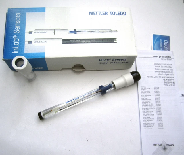METTLER TOLEDO INLAB Surface Pro-ISM pH Combination Electrode Probe ...