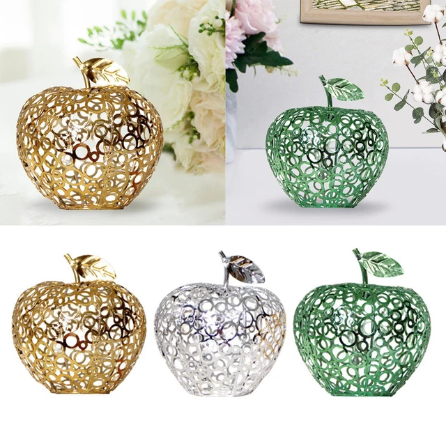 Pomme Figurine Fruit Statue Sculpture Artisanat Art Ornement Objets De