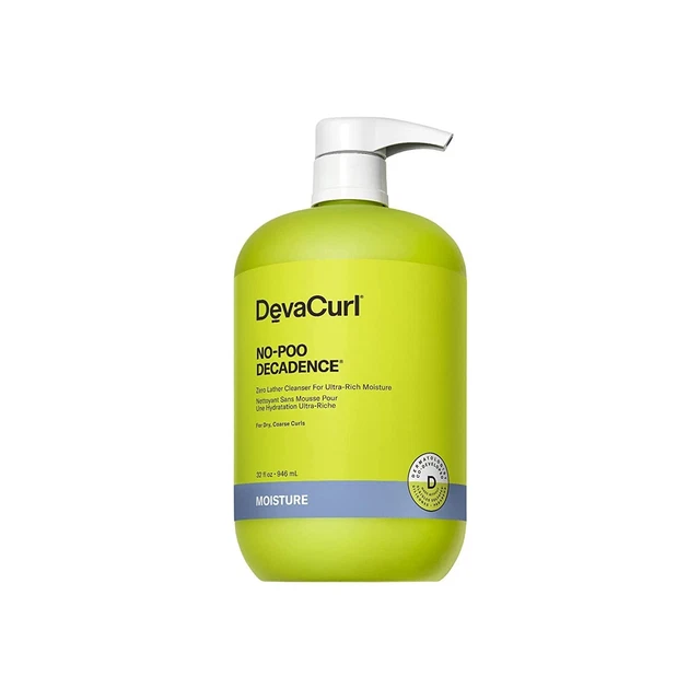 DEVACURL No-Poo Decadence Zero Lather Cleanser Rich Moisture Bouncy Shiny - NEW