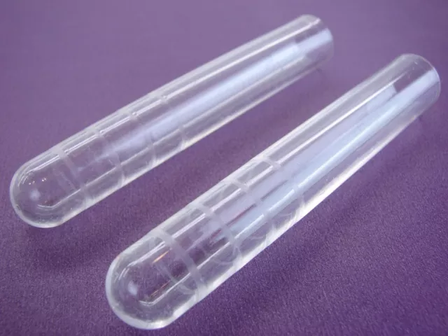 5mL 12 X 75mm Polystyrene Round Bottom Test Tubes 8560 QTY-1000  b198