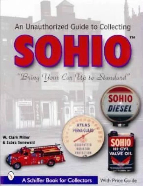 Sohio Standard ID Book Sign Can Globe Oil NEW