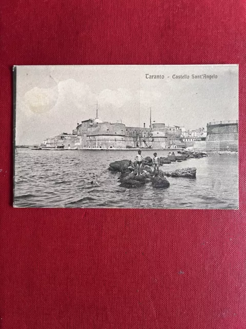 Cartolina Taranto - Castello Sant'angelo - Viaggiata 1913