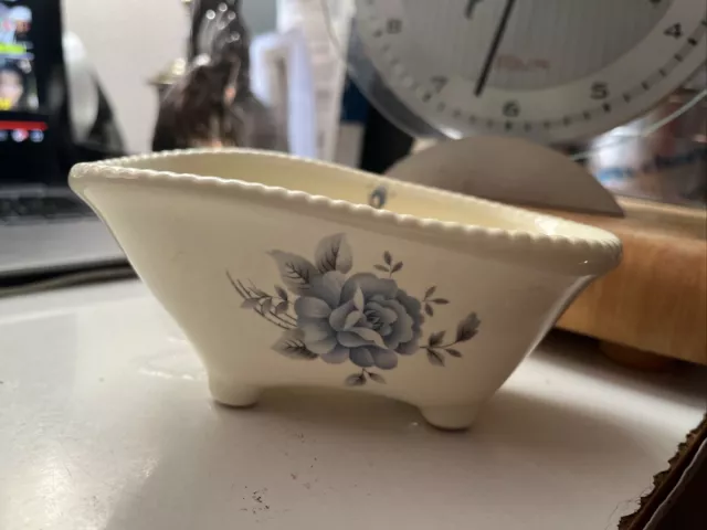 Vintage Athena Soap Holder Claw Foot Bathtub Shaped Porcelain