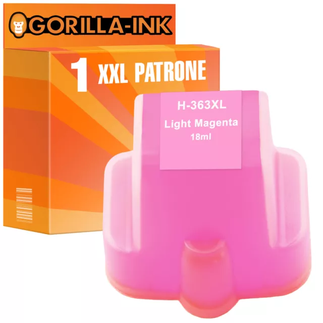 Patrone XXL für HP 363 Light Magenta Photosmart 3108 3110 3110V 3110XI 3210 3310