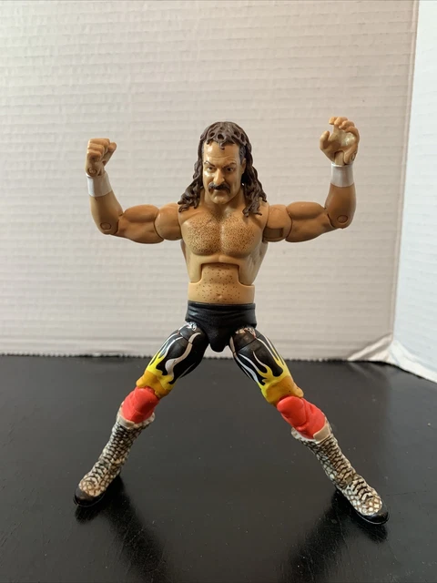 Mattel WWE Elite – Action Figure Jake The Snake Roberts, Legends Series 8, Collezionismo - 2