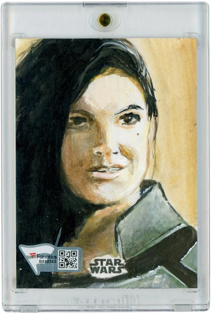 Solly Mohamed Autographed 2021 Topps Star Wars Sketch #NNO #1/1 Card