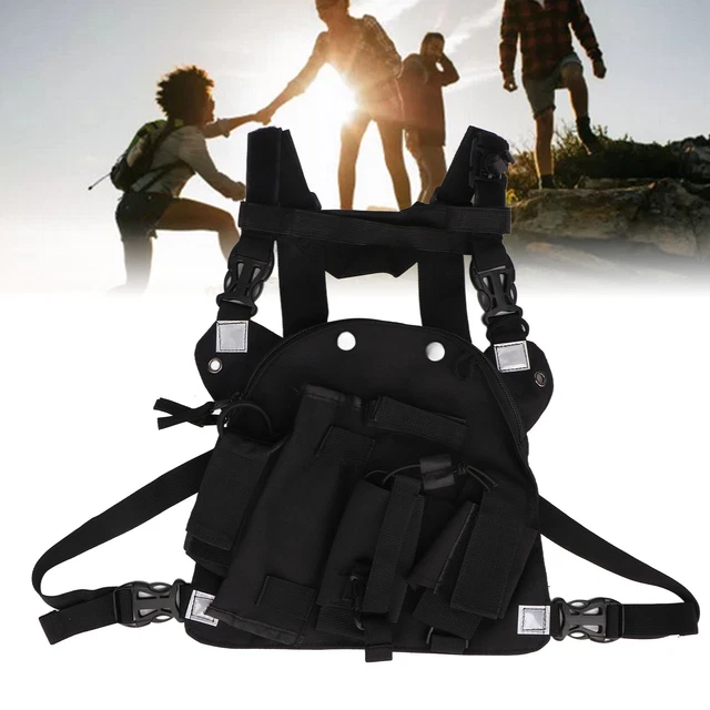 Radio Chest Harness Bag Oxford Cloth Universal Accessories Pocket