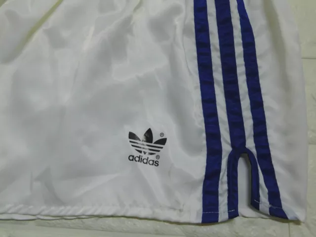 Adidas Pantaloncini Nylon Sprinter Shiny Shorts Glanz Pants 073 Vintage 70'S D5