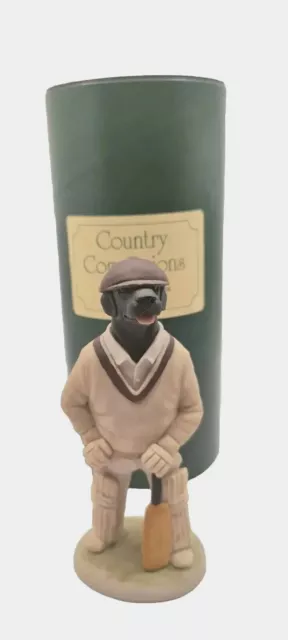 Robert Harrop Country Companions Black Labrador Cricketer - CC36A.