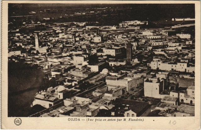 CPA AK MOROCCO OUJDA Aircrafted View by Mr. Flandrin (38274)