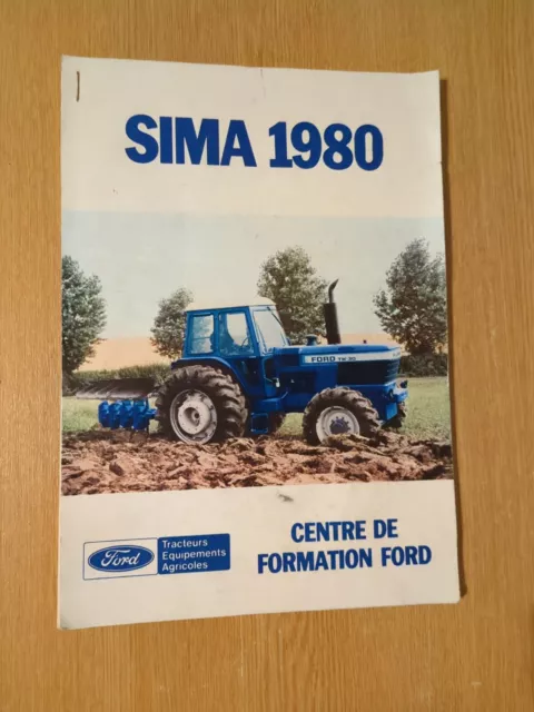 Pre Used Sima International Ford Tracteur And Others 1980 Preview Colour Brochur