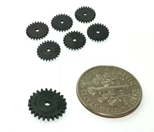 6pc Aurora AFX Magnatraction HO Slot Car 24-Tooth NYLON Idler Gear #8515 Tune Up