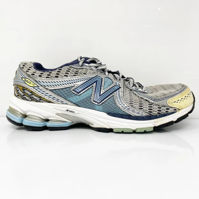 New Balance Womens 860 V2 W860SB2 Gray Running Shoes Sneakers Size 8 D