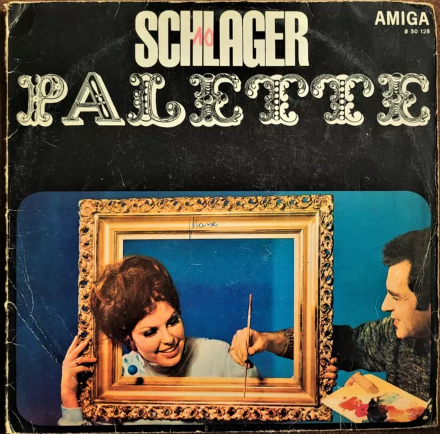 LP 12'' Amiga Schlager Palette, DDR Vinyl 1968, Gipsy, Ina Martell, Horst Krüger