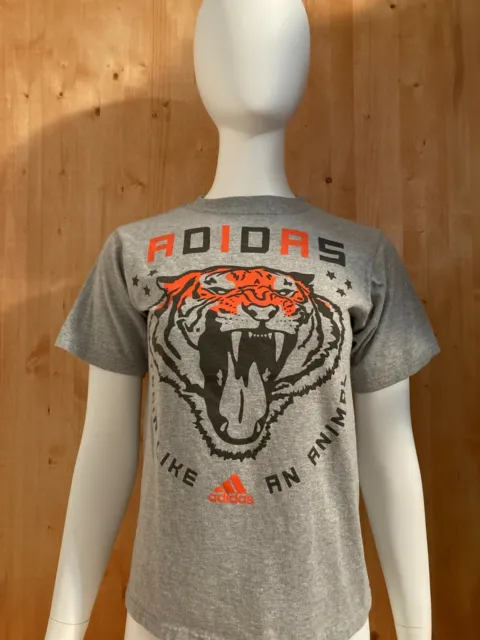 ADIDAS TRAIN LIKE AN ANIMAL Graphic YOUTH Unisex T-Shirt Tee Shirt M Medium MD