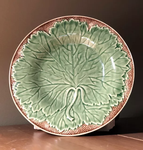 majolica lettuce bed cabbage porcelain ceramic portugal dish/plate/platter