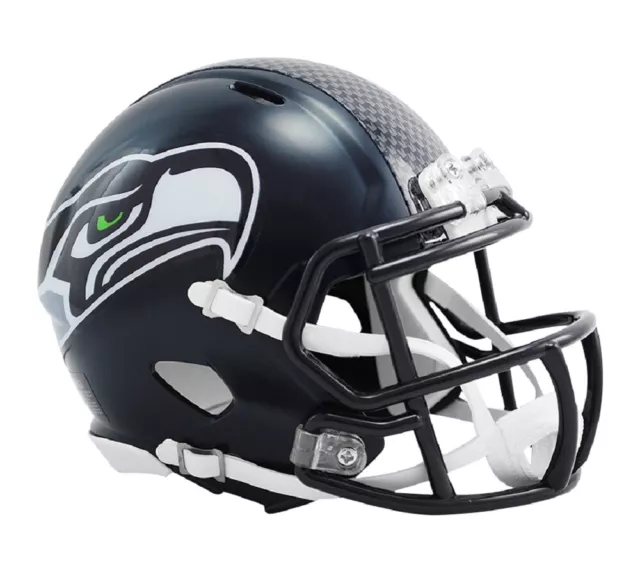 NFL Football Mini Casque Seattle Seahawks Vitesse Footballhelm Casque Riddell