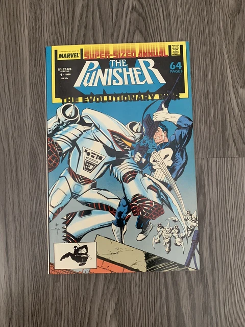 THE PUNISHER Annual  # 1 Marvel Comics 1988  Evolutionary War