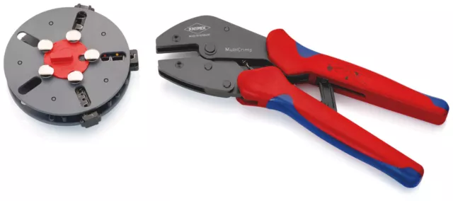 KNIPEX MultiCrimp® Crimpzange Wechselmagazin 97 33 oder Crimpeinsätze AUSWAHL