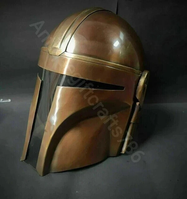 Elmo mandaloriano fatto a mano di Star War - L'elmo mandaloriano in acciaio...
