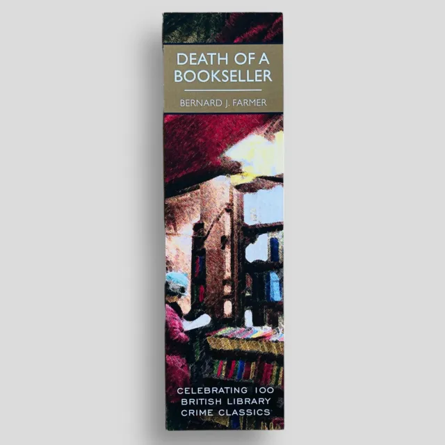 Death Of A Book Seller B. Farmer Collectible Promotional Bookmark -not the book