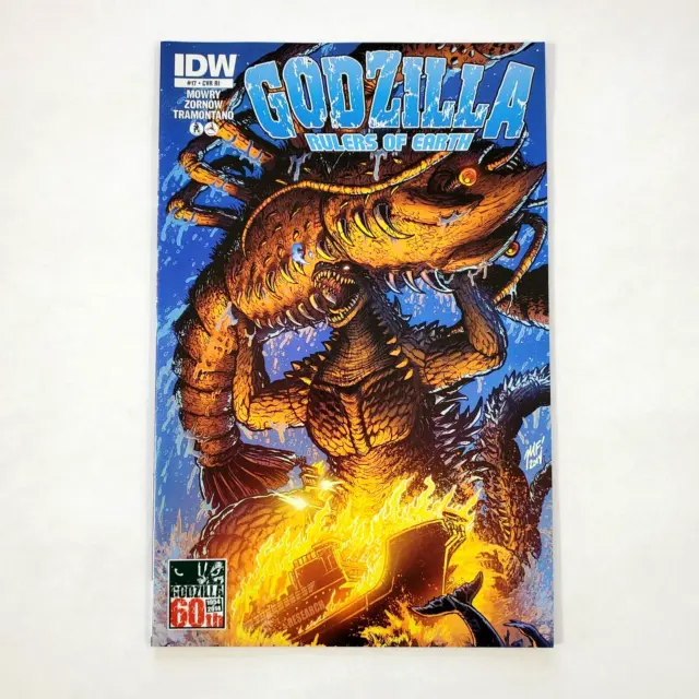 Godzilla Rulers of Earth #17 RI Variant Cover IDW Comic Book 2014 Chris Mowry