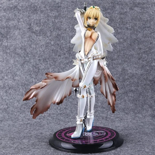 Fate/EXTRA CCC FAnime Action Destiny Night Nero Wedding Dress Saber Figure toys