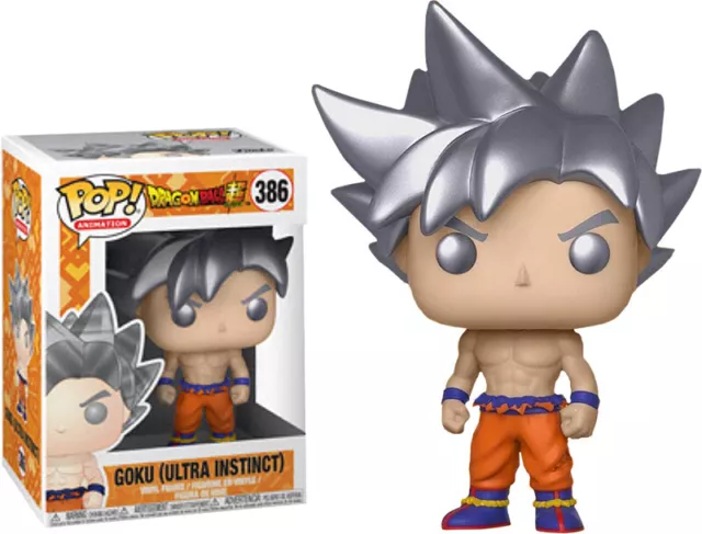 Dragon Ball Super Goku Ultra Instinct Pop Animación #386 Vinyl Figura Funko