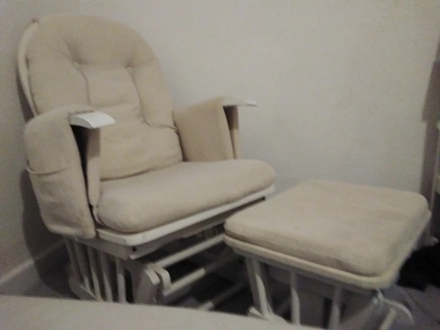 HABEBE NURSING ROCKING Chair and Stool 35.00 PicClick UK