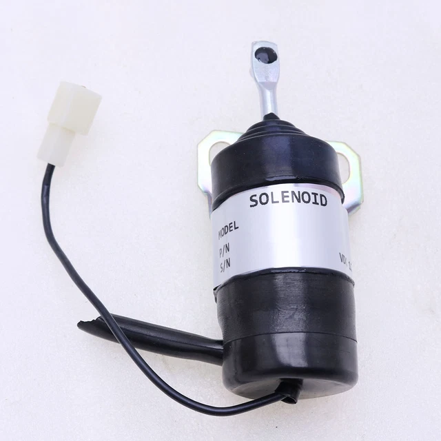 Électrovanne D'Arrêt De Carburant (Solenoïde) Pour Tondeuse/Tracteur Kubota G1700, G1800, G1800S - Réf. 052600-4531