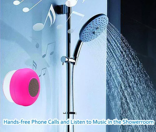 Wasserdicht tragbar drahtlos Bluetooth Stereo Lautsprecher Freisprechmusik mit Mikrofon 2