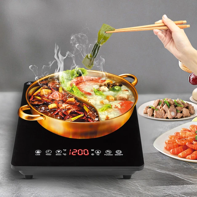 1800W PORTABLE INDUCTION Cooktop Countertop Cooker Burner Stove Hot
