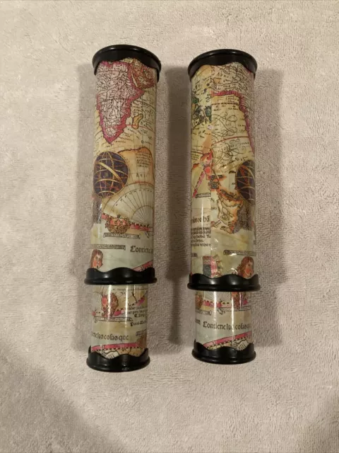 Two 8" Kaleidoscopes Children Variable Toys Kids Adults Classic Educational Gift