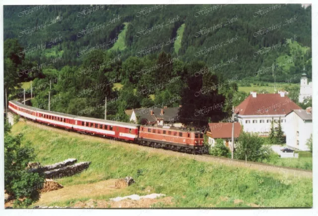 PE Foto Eisenbahn ÖBB BBÖ E-Lok Elektrolok 1141 Spital a. Pyhrn 29.6.99 (A629)
