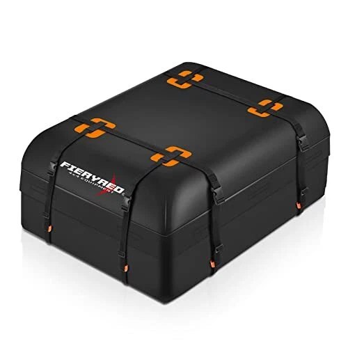 Car Roof Bag Cargo Carrier—15 Cubic Feet Waterproof Rooftop Luggage