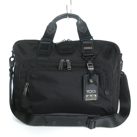 Tumi Alpha Bravo Yuma Slimbrief Briefcase Shoulder Bag Business Hand 2Way