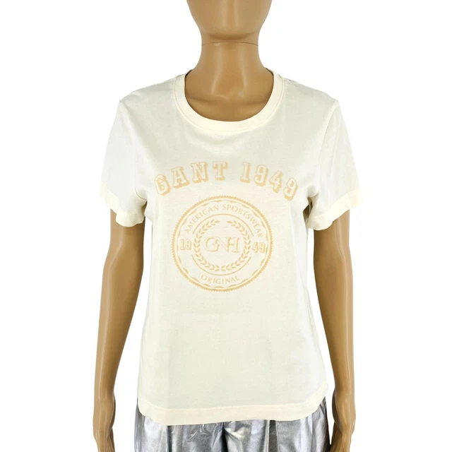 T-shirt Zadig & Voltaire Femme - Blanc, Col Rond, Manches Courtes, Taille L, 100% Coton, Neuf Avec étiquettes
