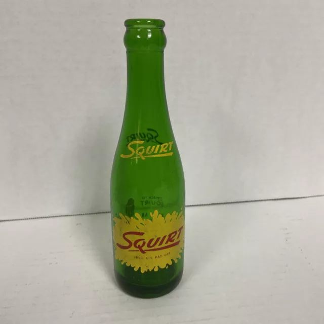 Squirt Soda Bottle 7 Oz Red Wing Minn never an after-thirst