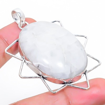 Chicco Chicco di Caffè Diaspro Gemma Handmade 925 Argento Sterling Gioielli Ciondolo 