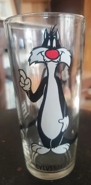 Sylvester 1973 Warner Bros.Pepsi Collector Series Glass Brockway Cat