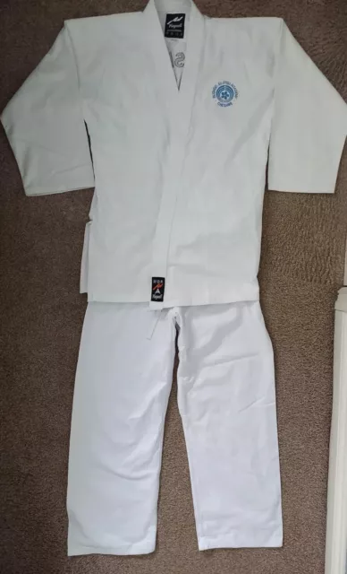 Playwell Ju Jitsu Uniform Jacket Trousers Belt Karate Martial Arts White 3 / 160